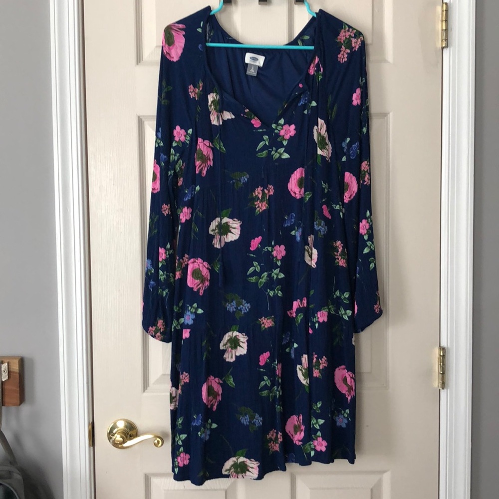 Floral Peasant-Style Dress